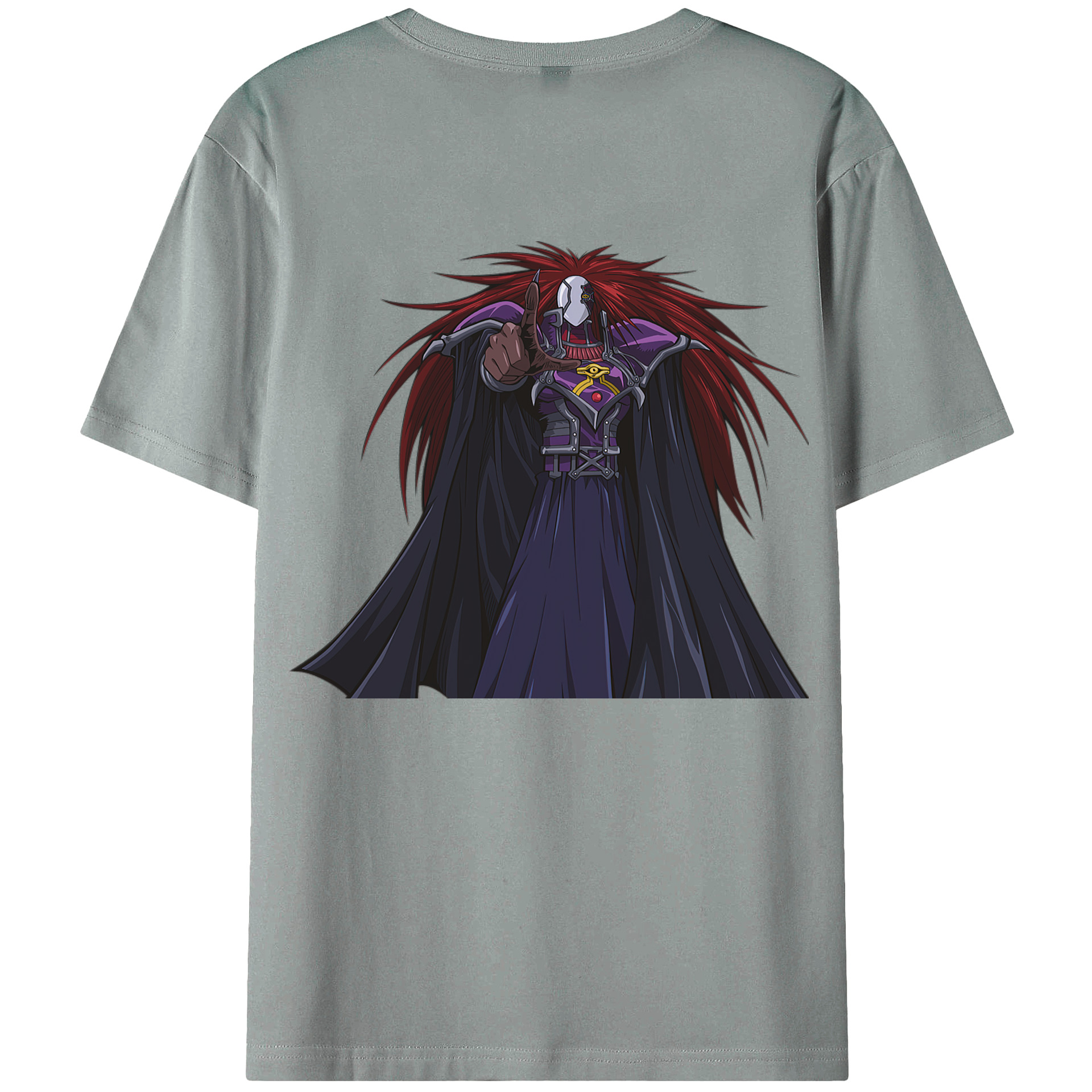 （画像用） 遊☆戯☆王 Yu-Gi-Oh! 綿100％ メンズ半袖Tシャツ（バックプリント） 通気性